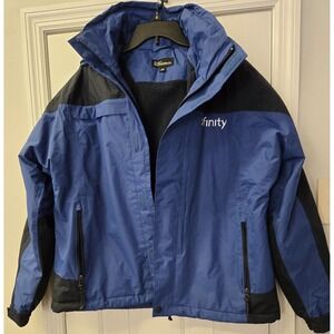 Port Authority Men's  Winter Jacket Large Xfinity LOGO Full Zip Size M